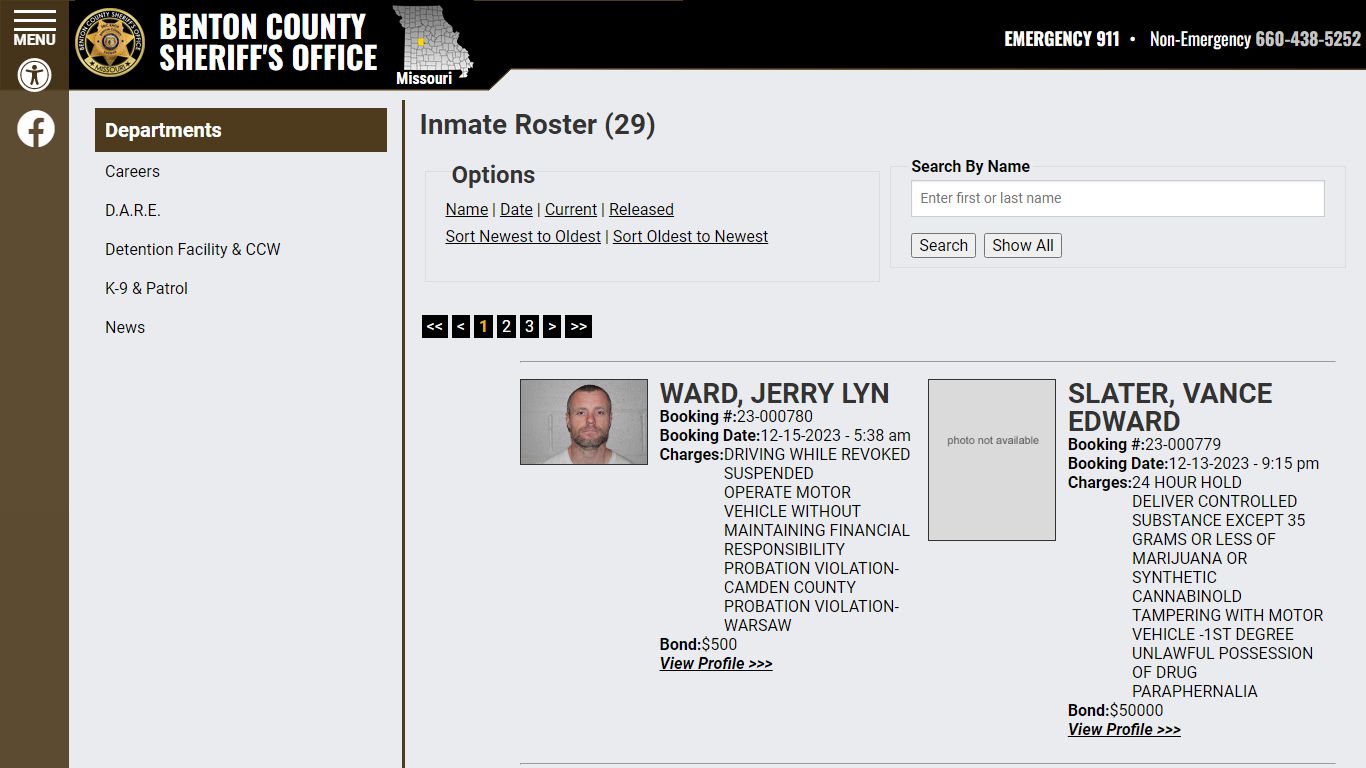 Inmate Roster - Benton County MO Sheriff’s Office